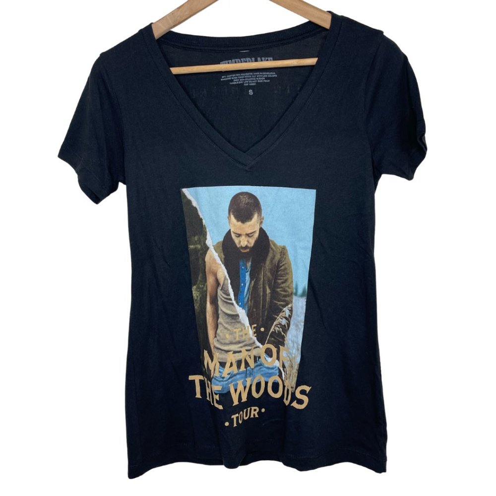 Justin Timberlake | The man of the Woods Tour V Neck Tee Shirt | Size S